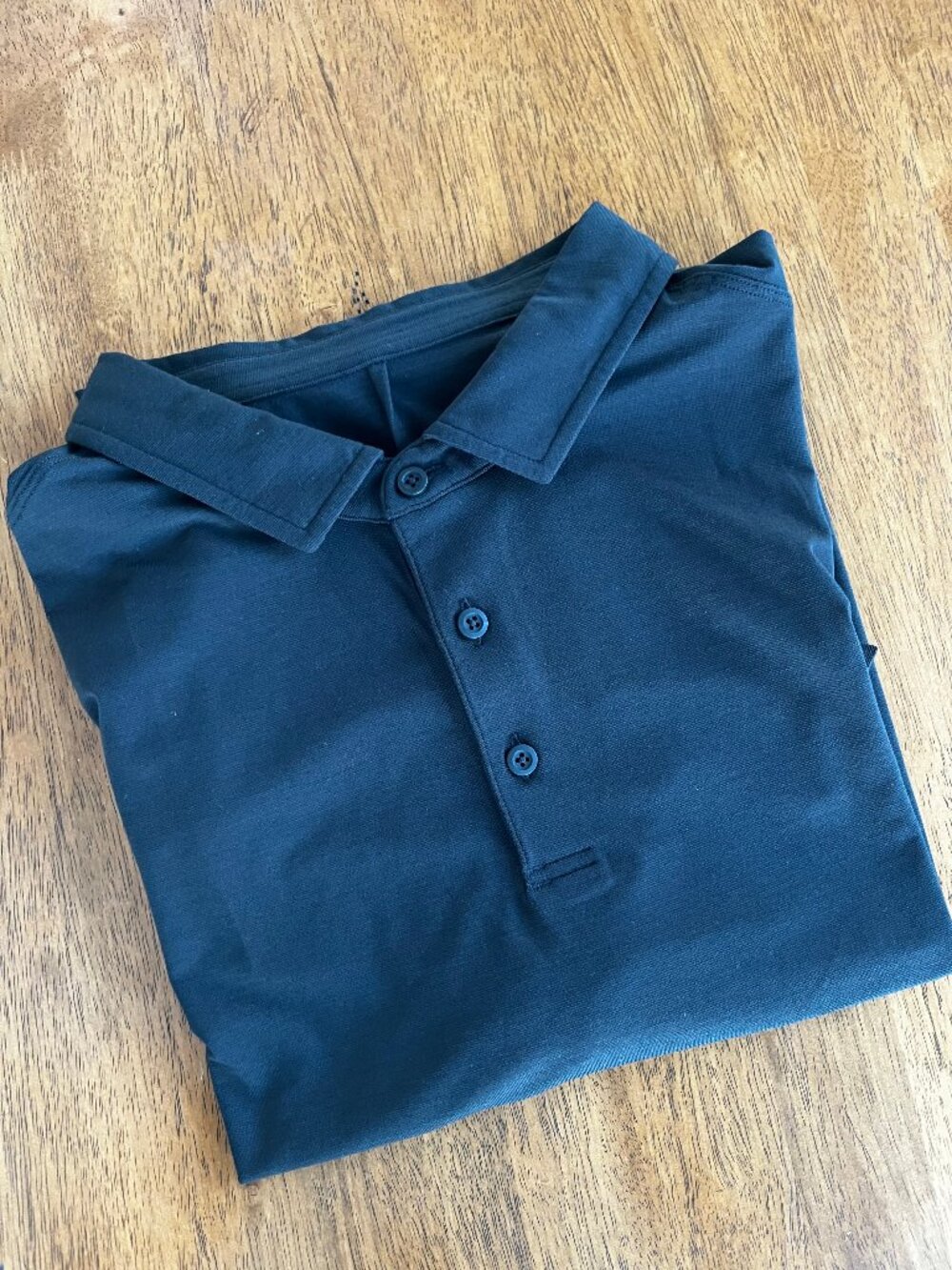 Lululemon Men’s Evolution Short Sleeve Polo Shirt Black - Size XXL (Never Worn)